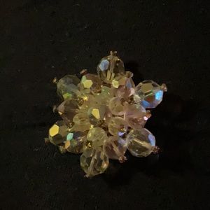 Yellow crystals, vintage, brunch